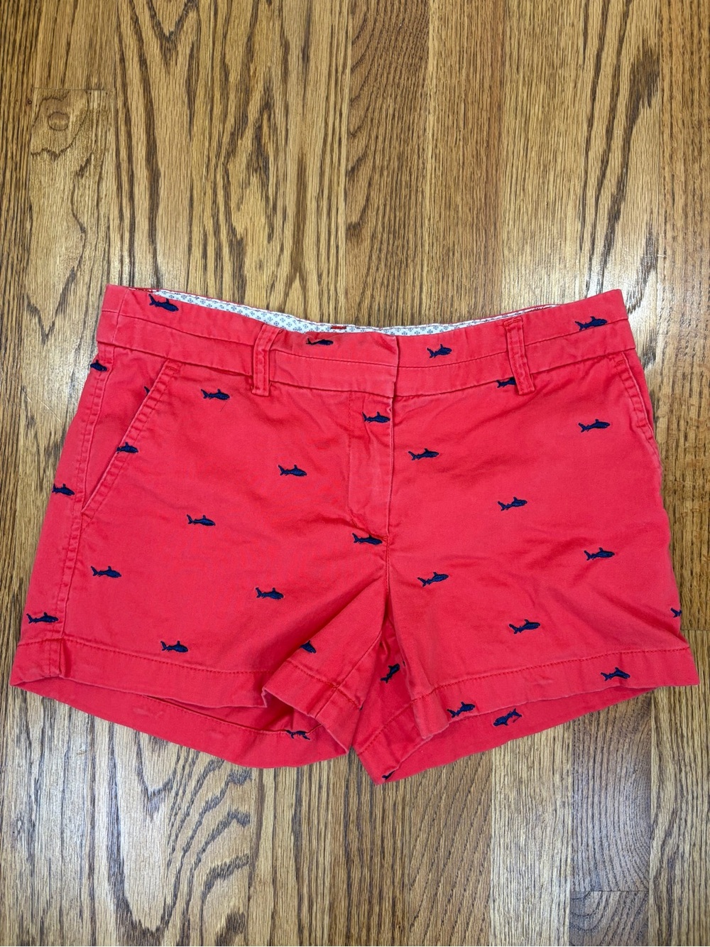 British Khaki 3.5" Cotton Shark Shorts (2)